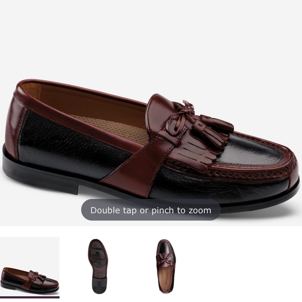 Johnston & Murphy Aragon 2 Kiltie Tassel Brown Loafers Men’s Size 11 Retail $100